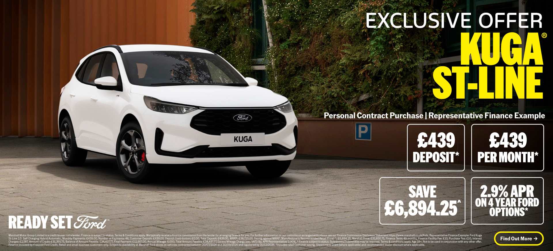Ford Kuga Personal Contract Purchase Offer