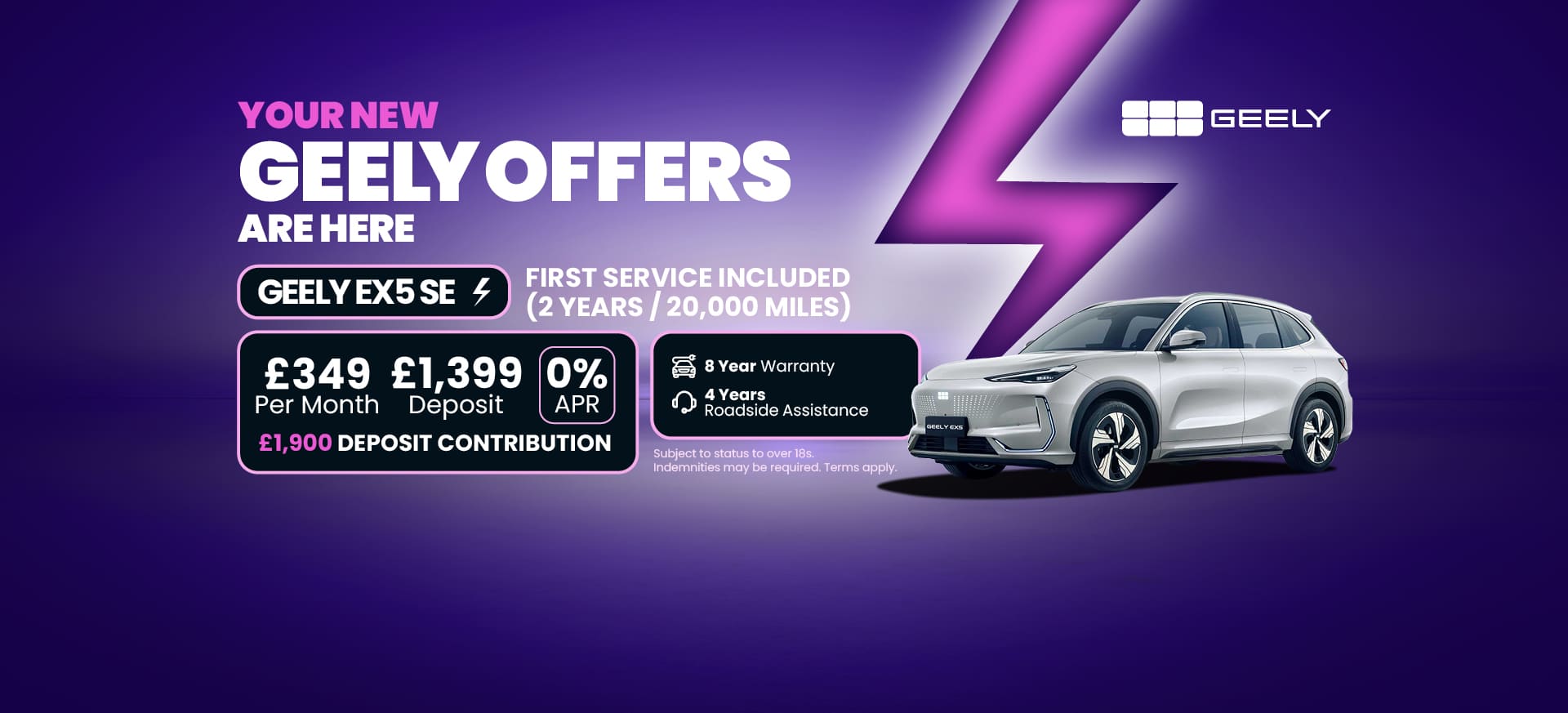 Geely EX5 SE Q3 Banner
