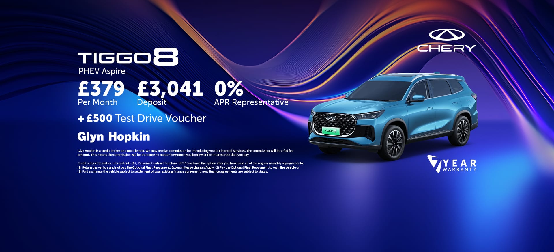 Chery tiggo 8 banner q4
