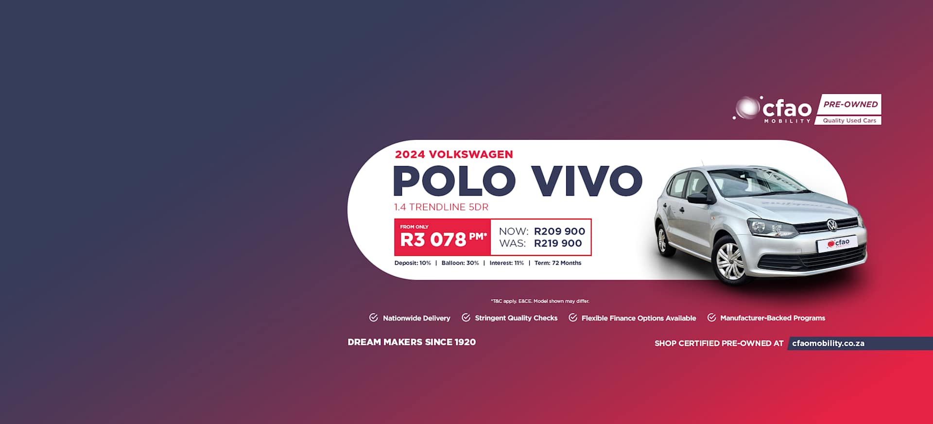 2024 Volkswagen Polo Vivo 1.4 Trendline 5DR