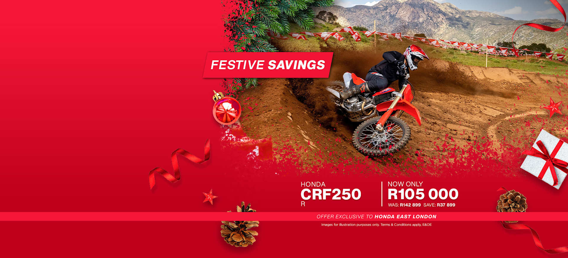 New Honda CRF300 Rally Motorbike Special Offer