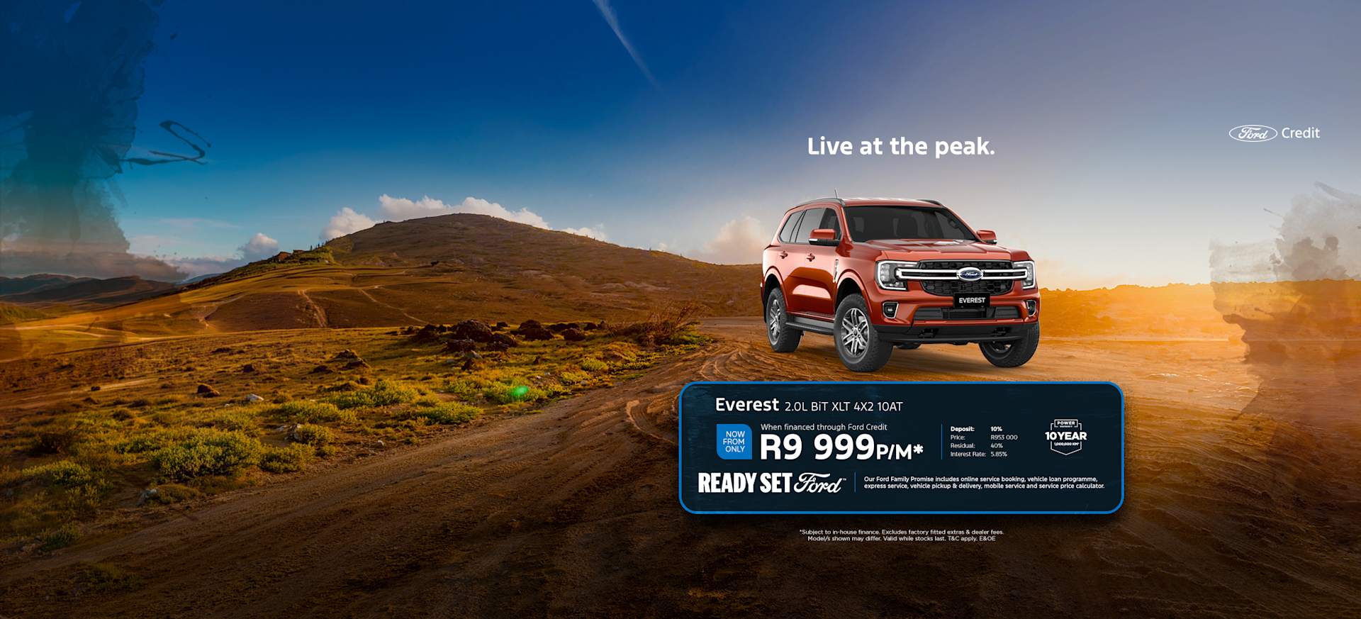 Ford Everest 2.0BiT XLT 4x2 10AT