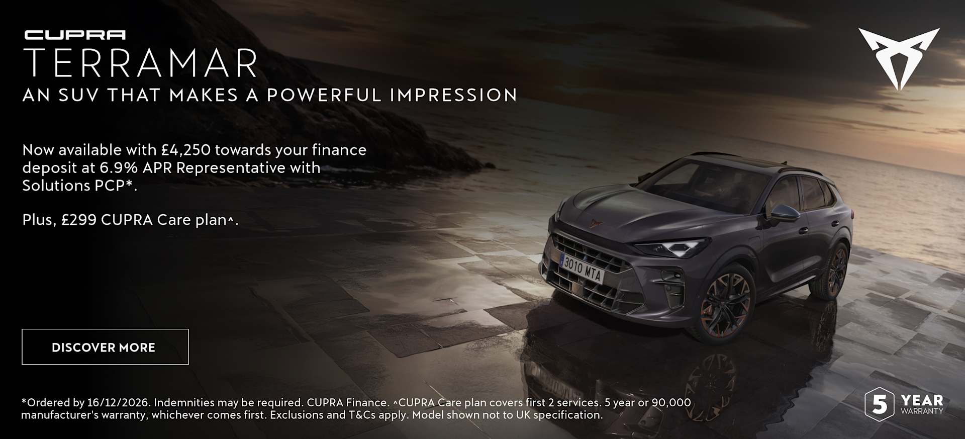 CUPRA Terramar Q4 2026 Banner