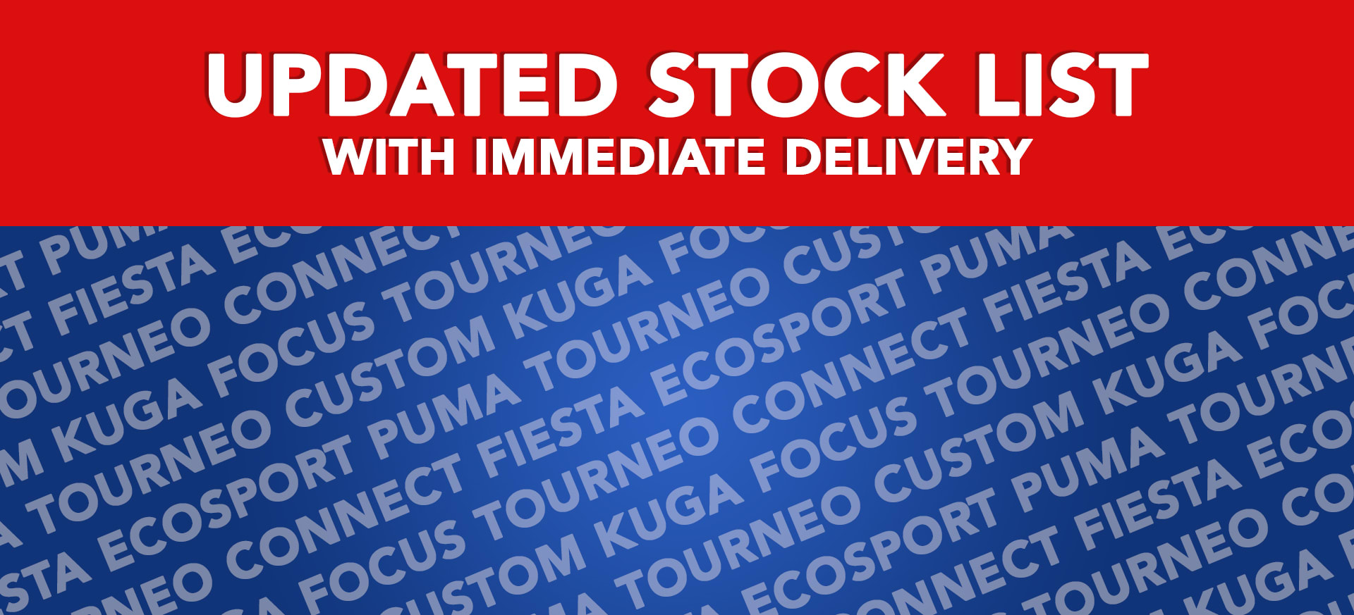 Stock Available - Immediate Delivery