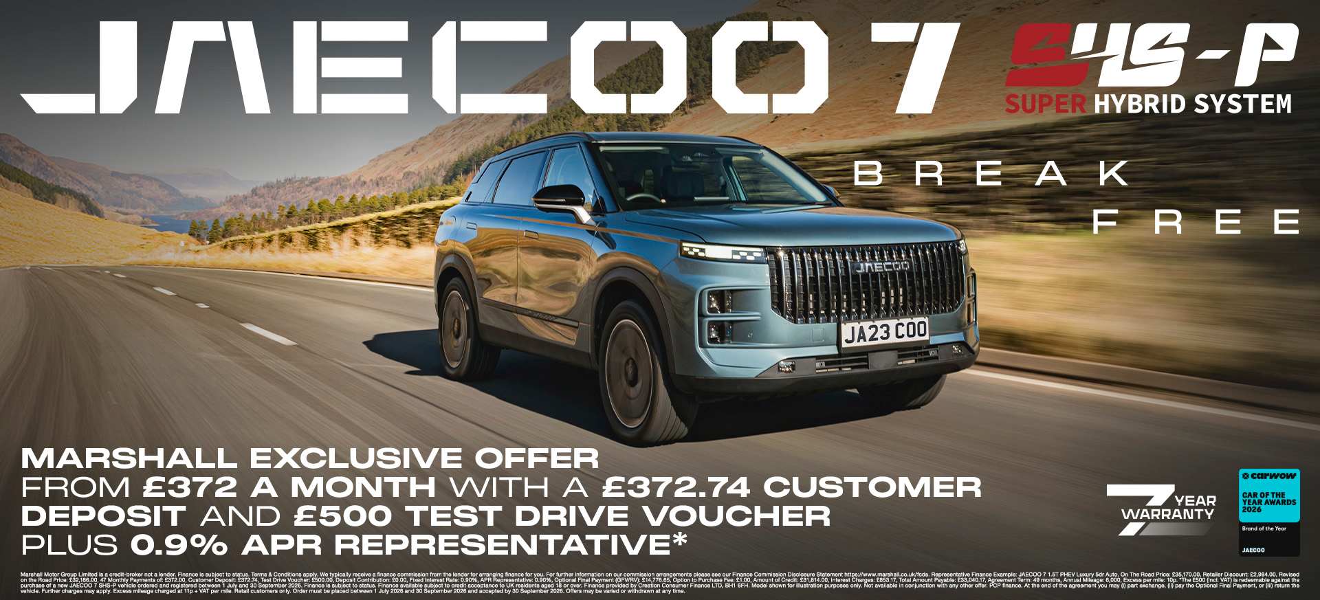 JAECOO 7 SHS-P Luxury Offer