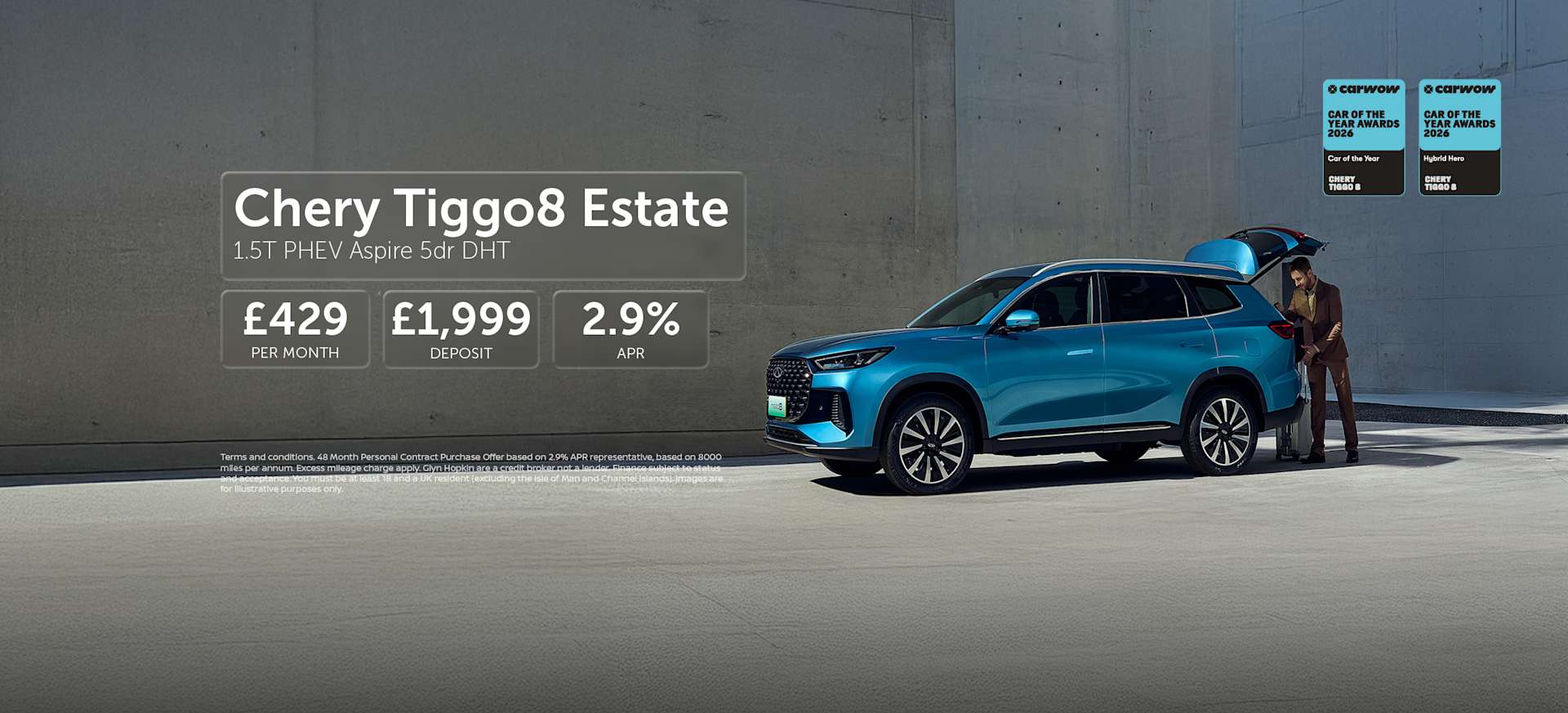 Chery Tiggo 8 Wins CarWow car of the year 