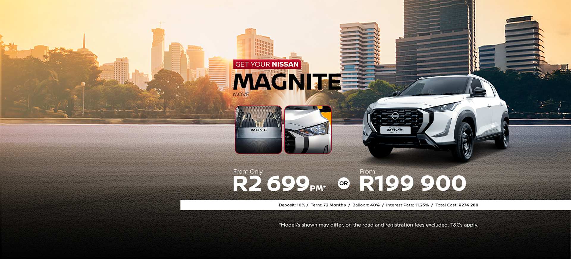 New Nissan Magnite Move Offer From R2 699pm*