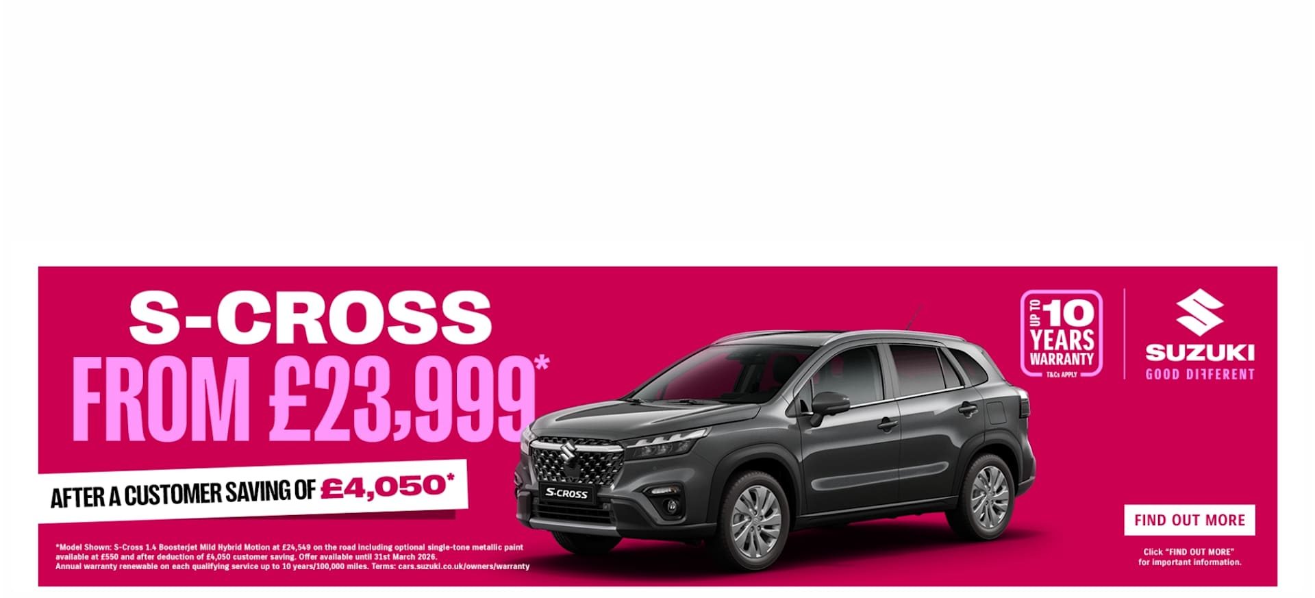 Q1 2026 Suzuki S-Cross 