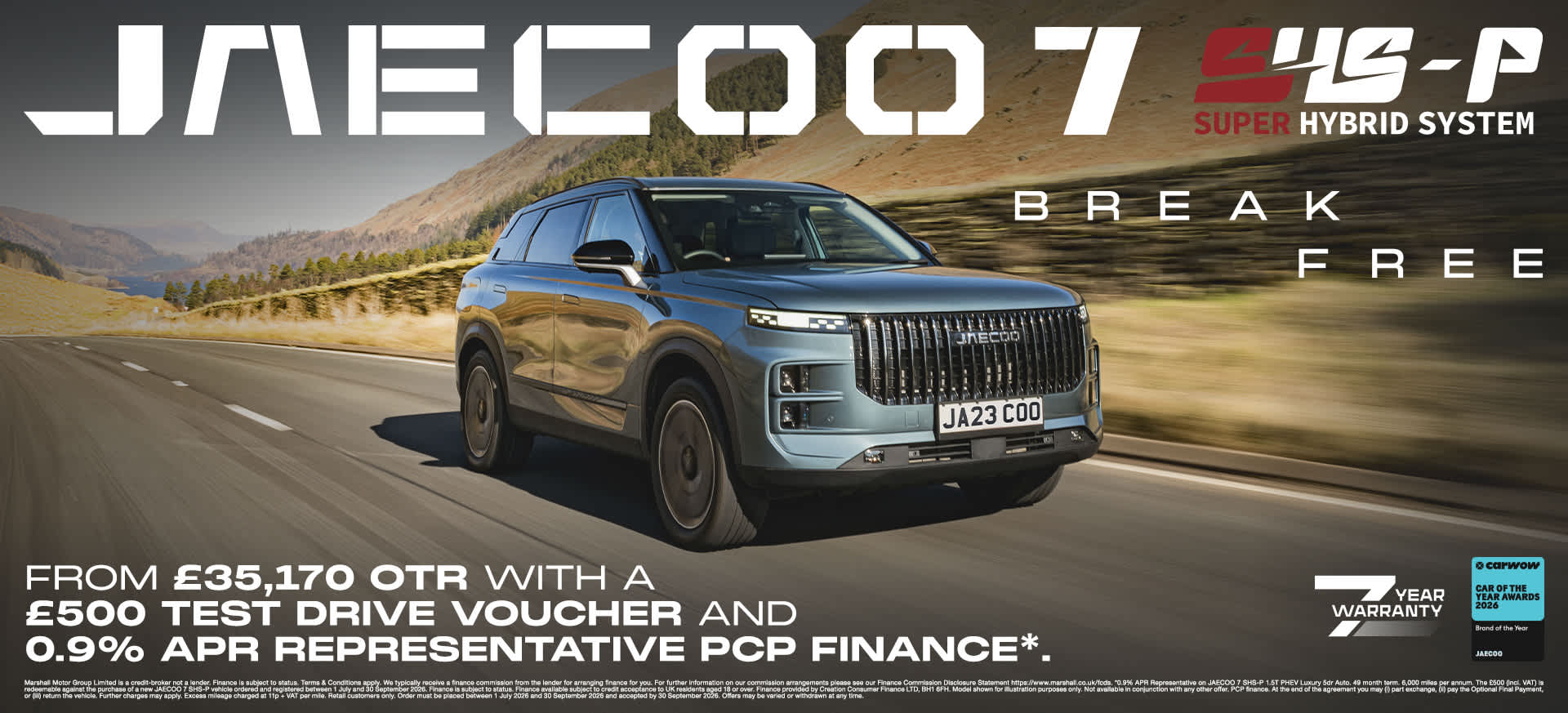 JAECOO 7 SHS-P Luxury Offer