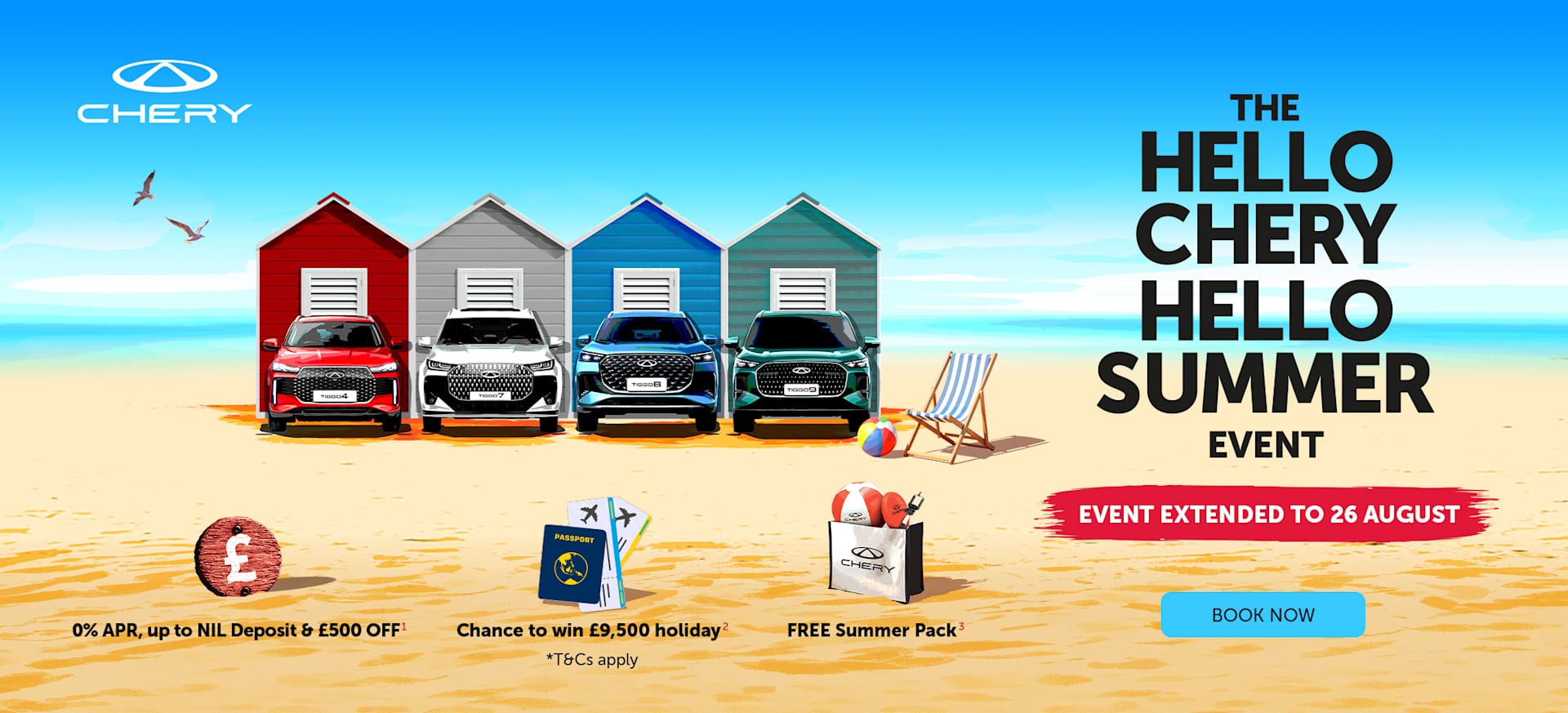 Chery event extended web banners