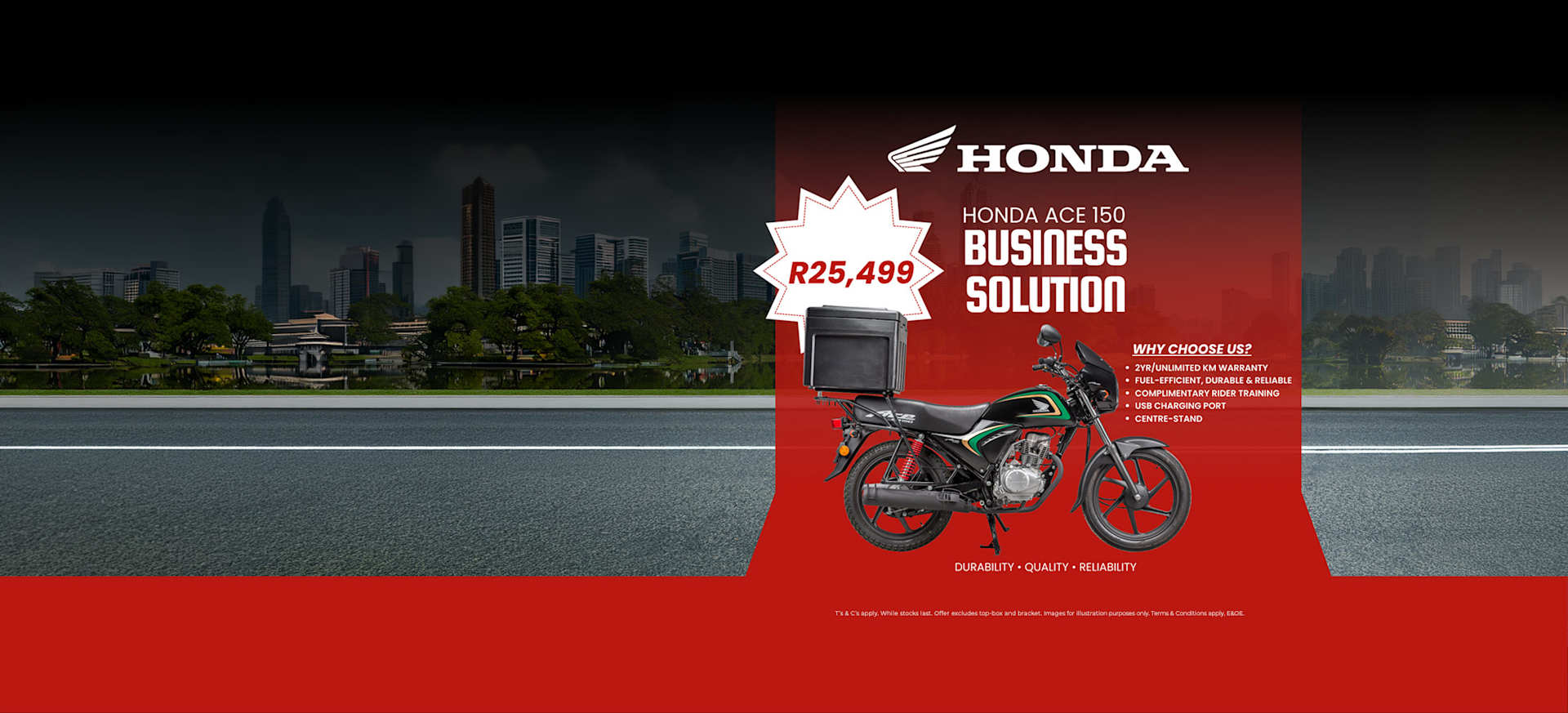 New Honda Ace 150 Motorbike Special Offer