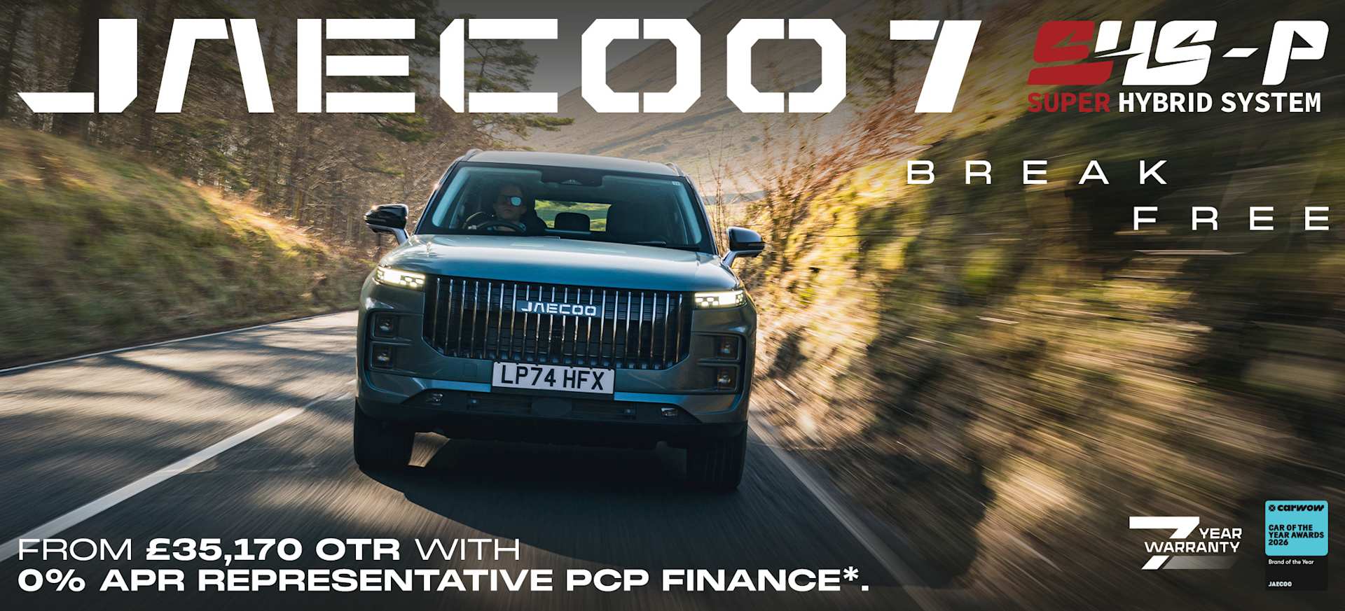 Jaecoo 7 SHS-p Q4 Banner