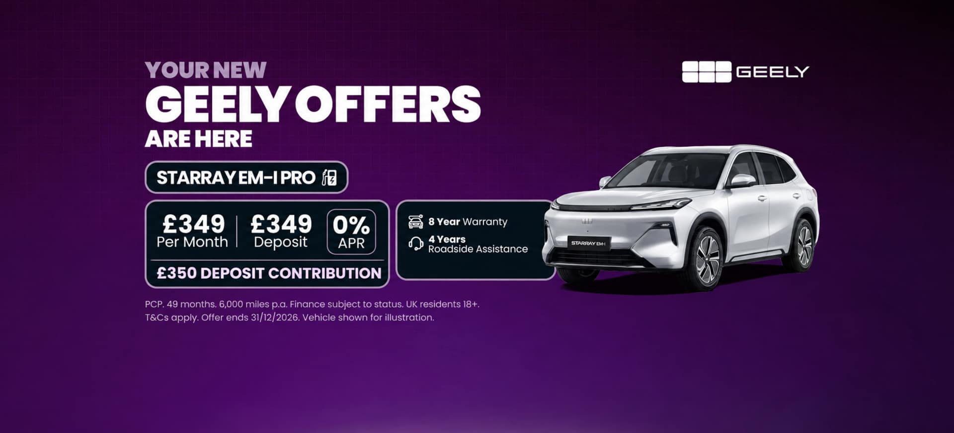 Geely Starray Pro Q4 banners