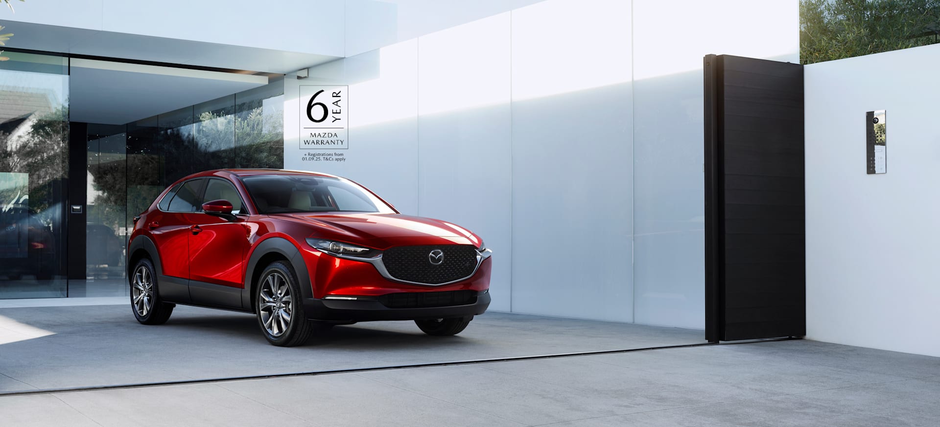 mazda cx30 banner 6 year warranty