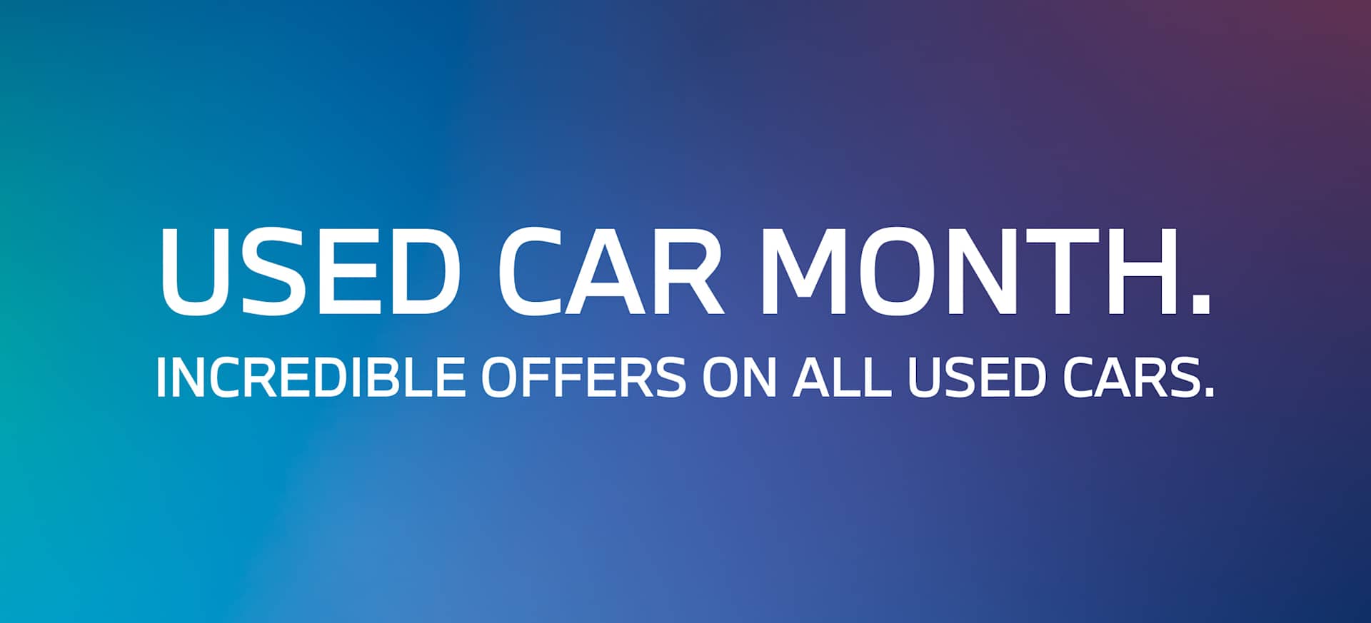 Used Car Month