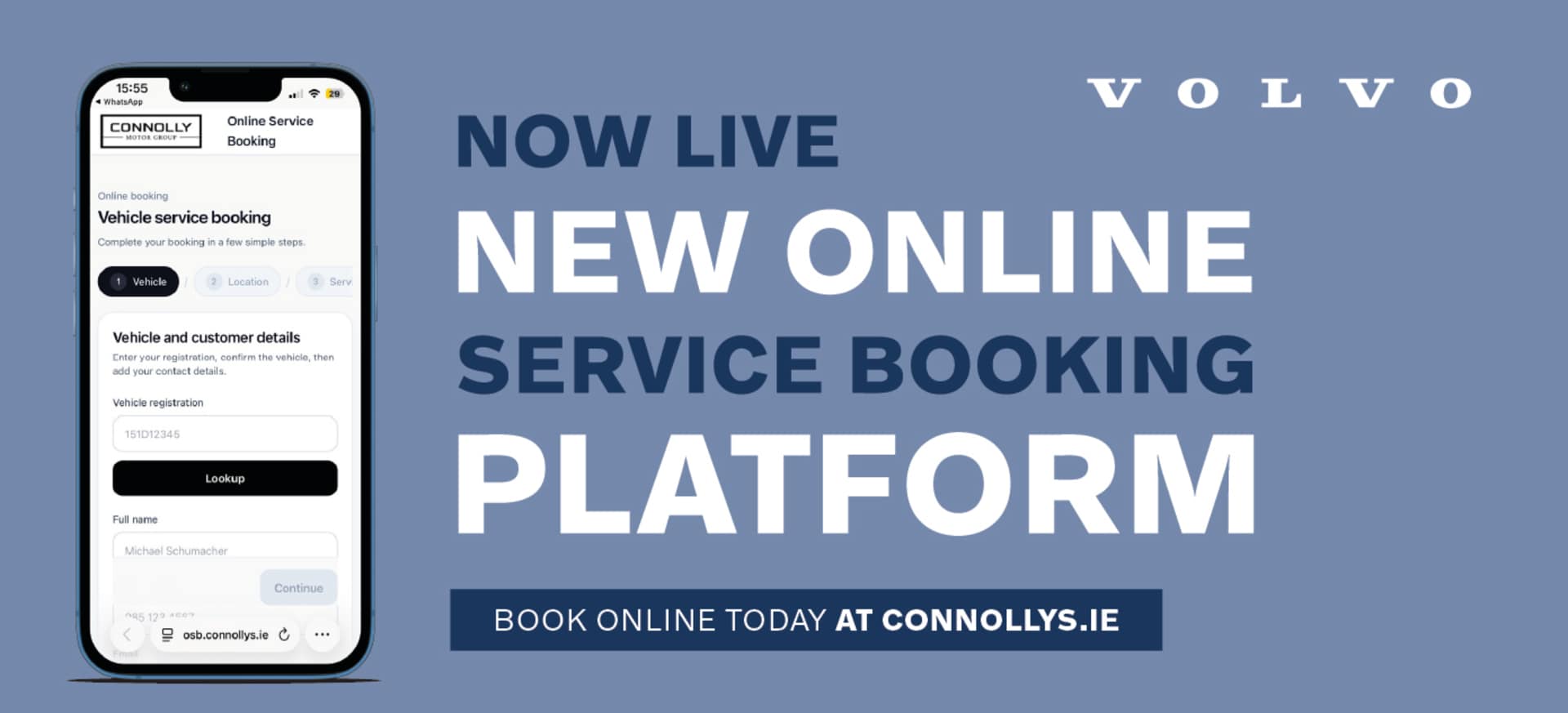 Volvo Service Banner