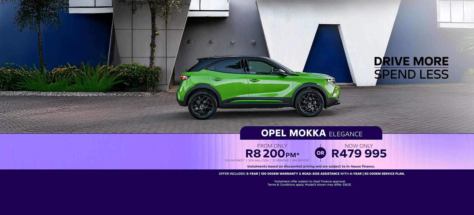 New Opel Mokka Elegance Special Offer from only R8 200pm*