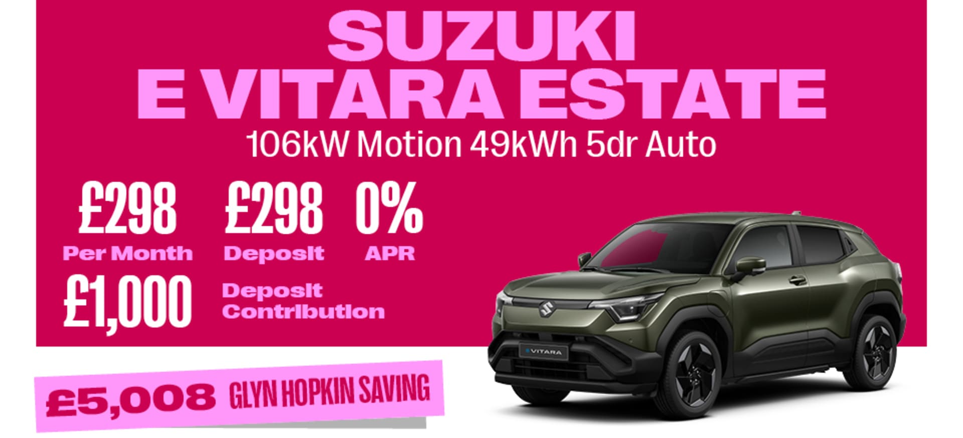 Suzuki e-Vitara Q2 Banner