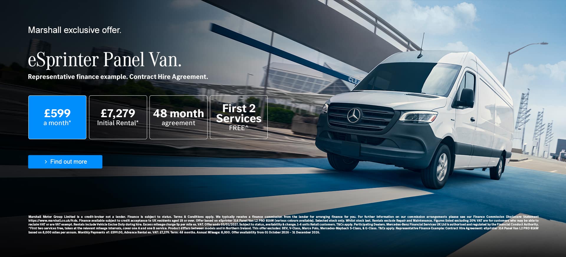 eSprinter Panel Van Offer