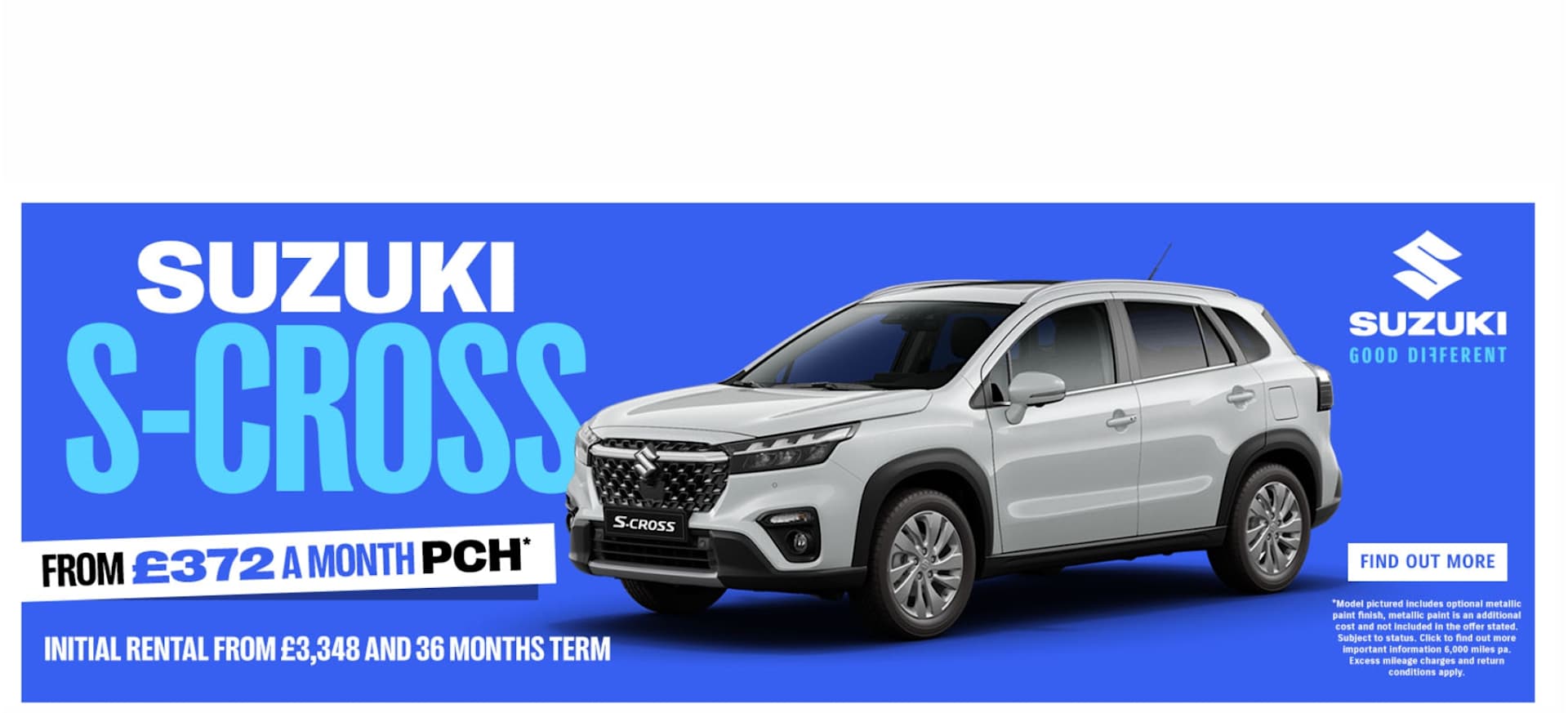 Suzuki S-Cross Contract Hire Q2 2025