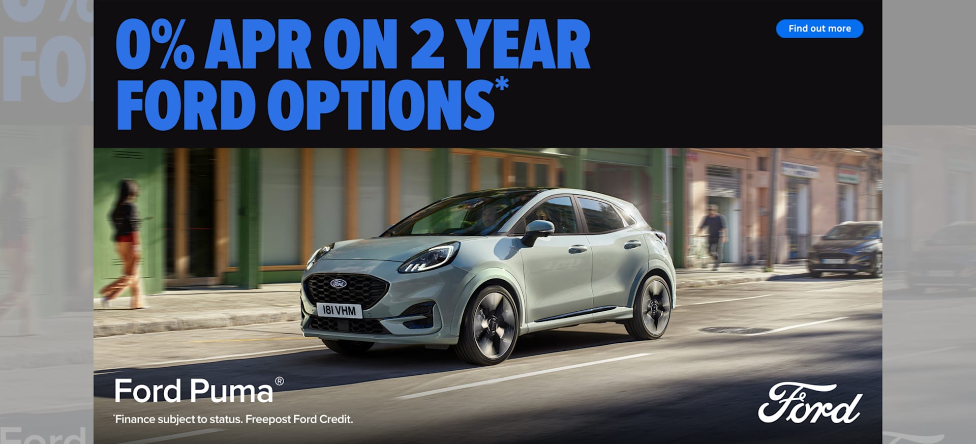 FORD PUMA 0% APR ON 2YR FORD OPTIONS