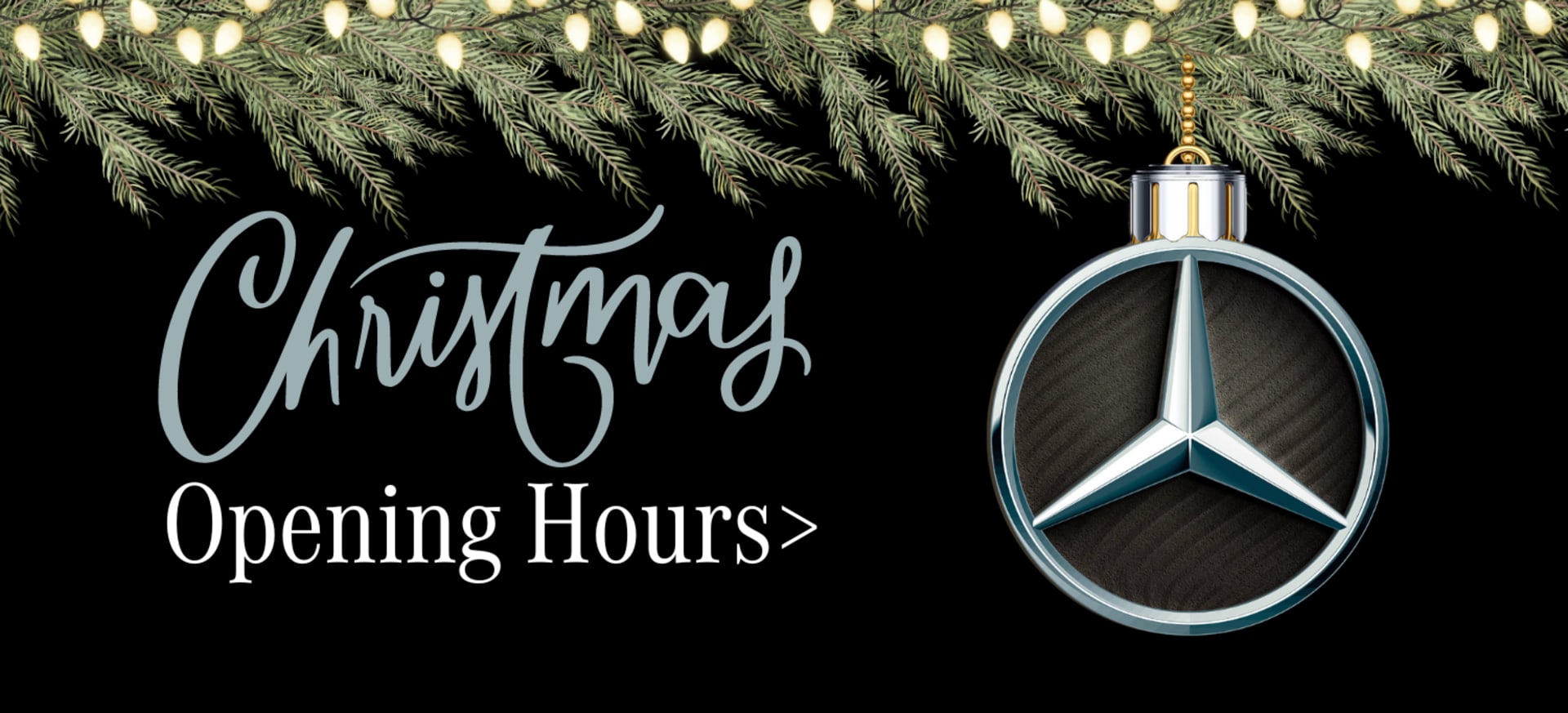 Christmas Opening Hours