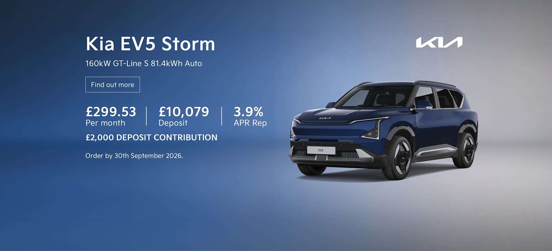 Kia EV5 Storm Banner