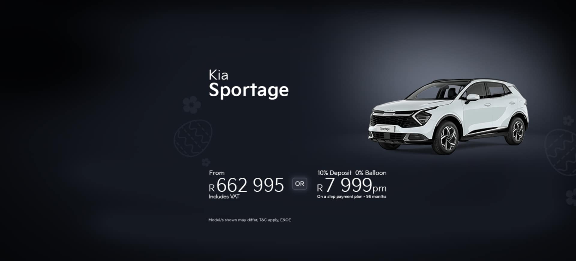 New Kia Sportage Special from R7 999 p/m* or from R662 995*