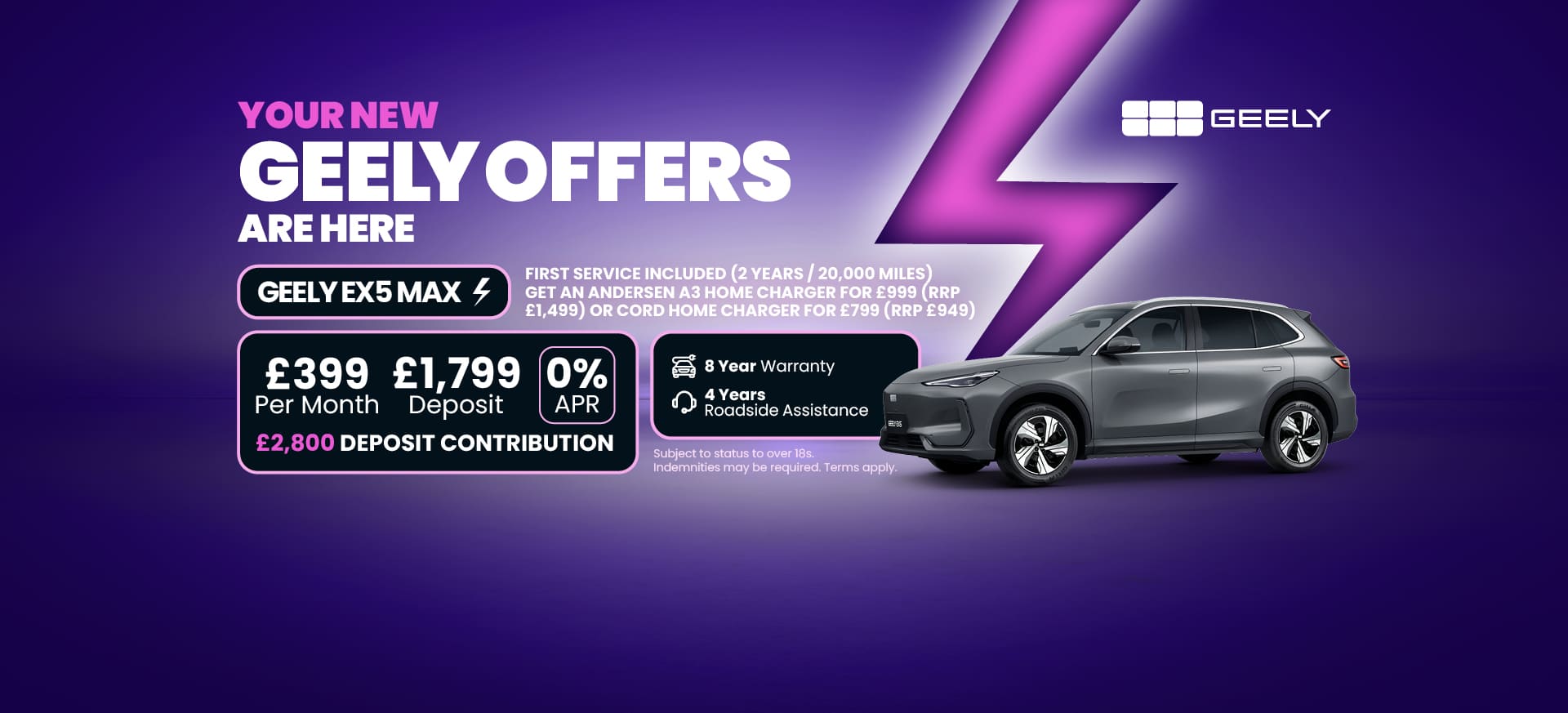Geely EX5 Max Q3 Banner