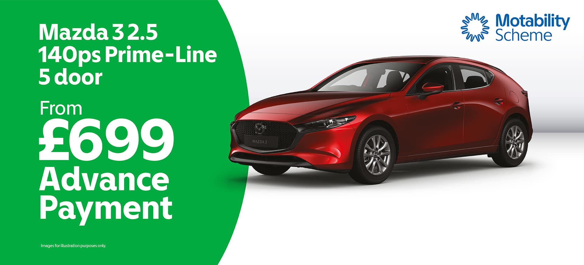 Mazda 3 Motab Jan 26