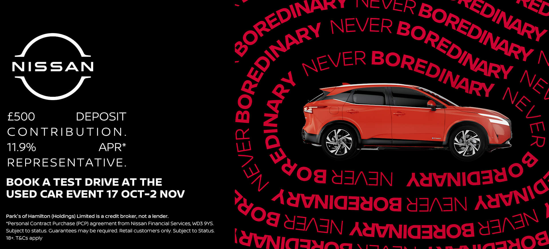 THE NISSAN USED CAR EVENT | 17 OCT – 2 NOV