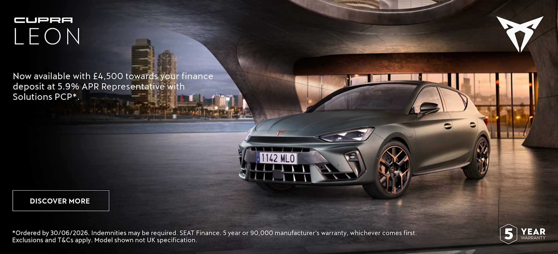 CUPRA Leon Q2 2026 Banner