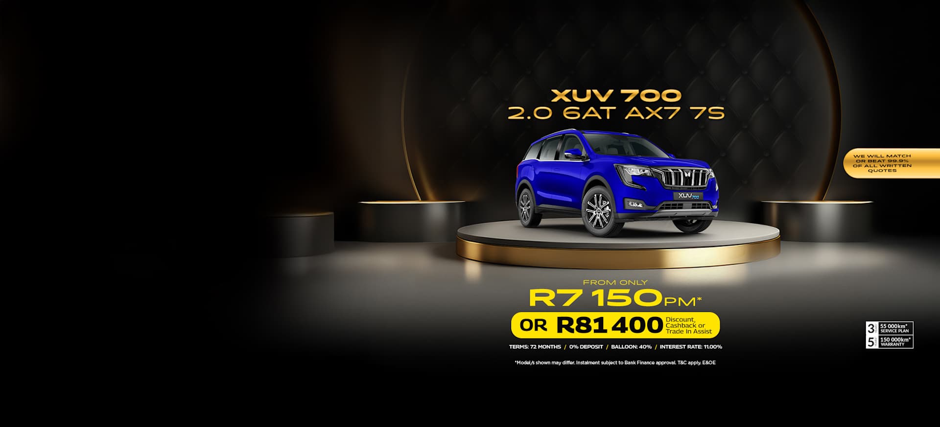 Mahindra XUV 700 2.0 AT Offer from R6 799pm*