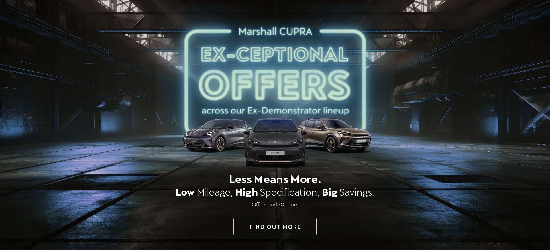 CUPRA Ex-demo Stock