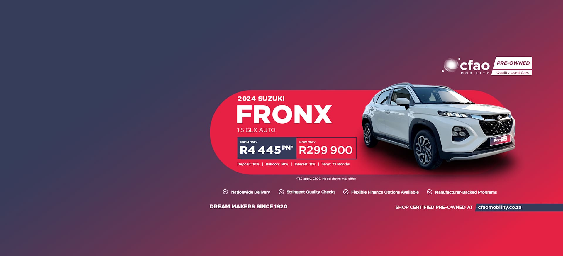 Used Special Offer - Suzuki Fronx 1.5 GLX Auto from R4 540pm*