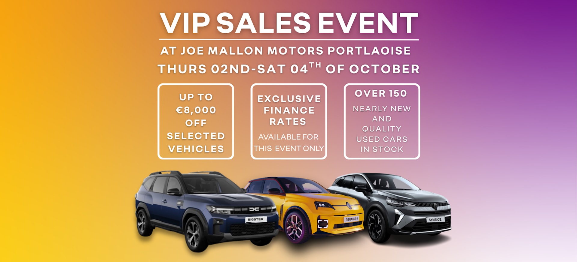 Portlaoise VIP Event 2025