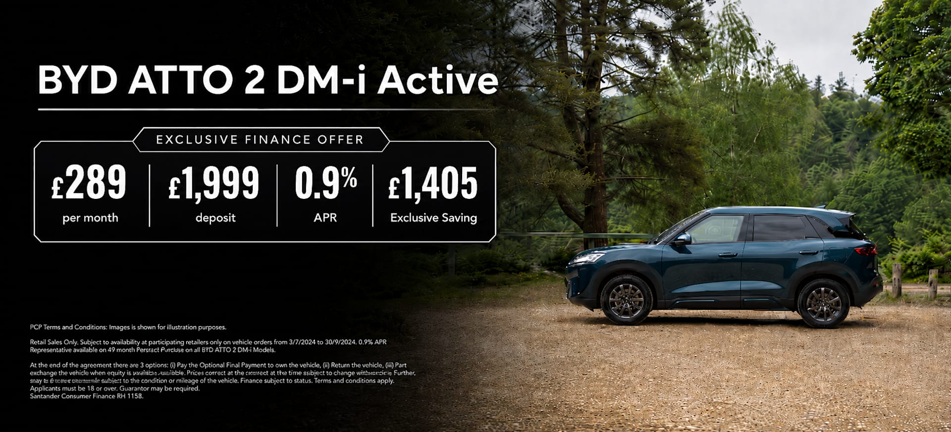 BYD ATTO 2 DM-i Active Banner Q3