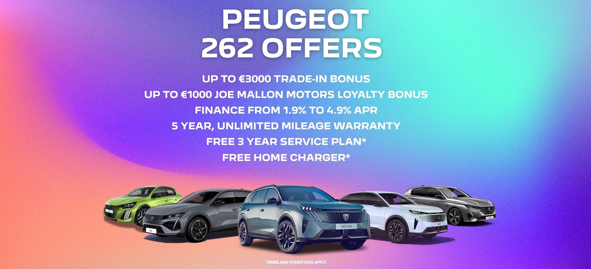 PEUGEOT 262 SALES EVENT