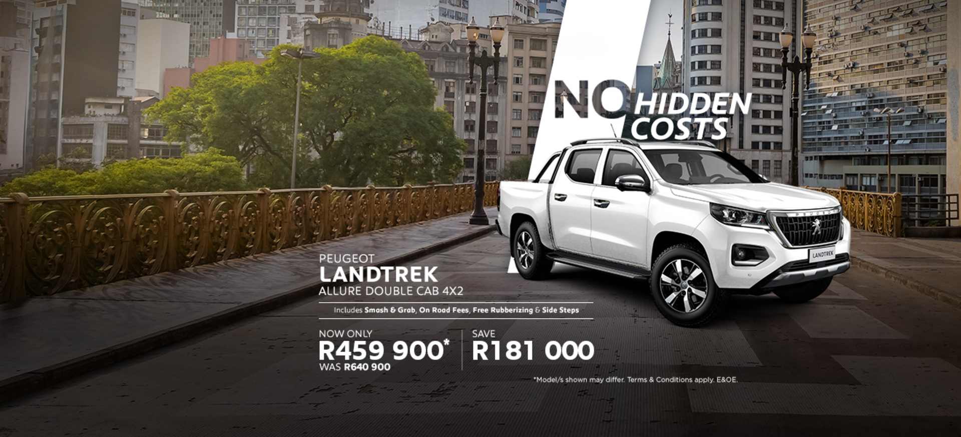 New Peugeot Landtrek 4Action Special now R530 900 Save R200 000