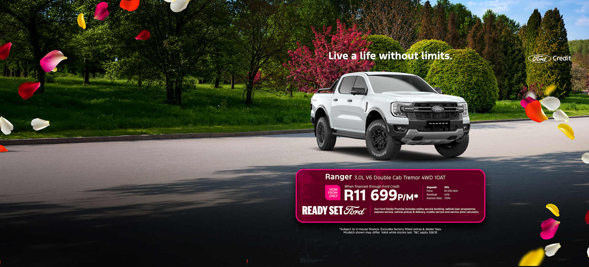 Ford Ranger 3.0L V6 Double Cab Tremor 4WD 10 AT from R11 699pm*