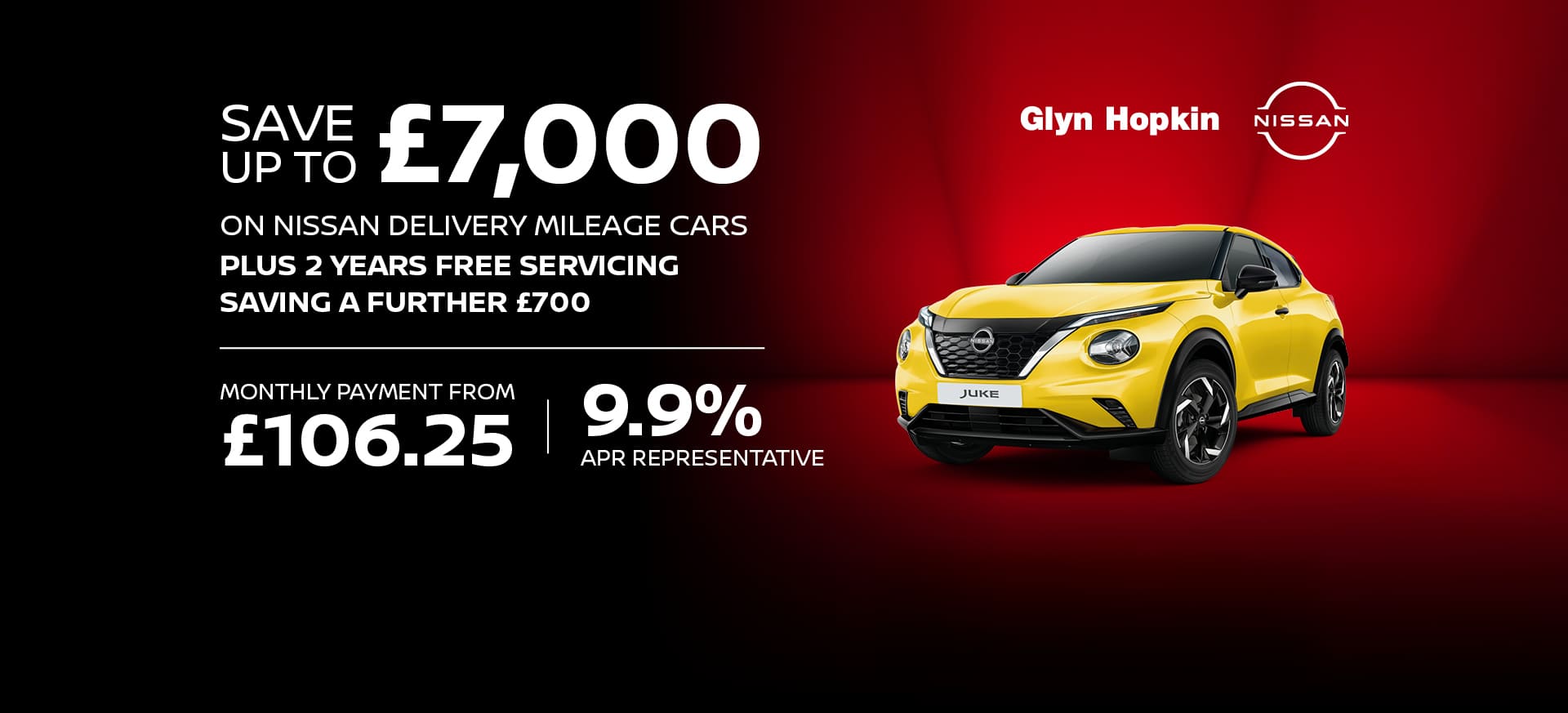 Nissan Pre Reg Web banners