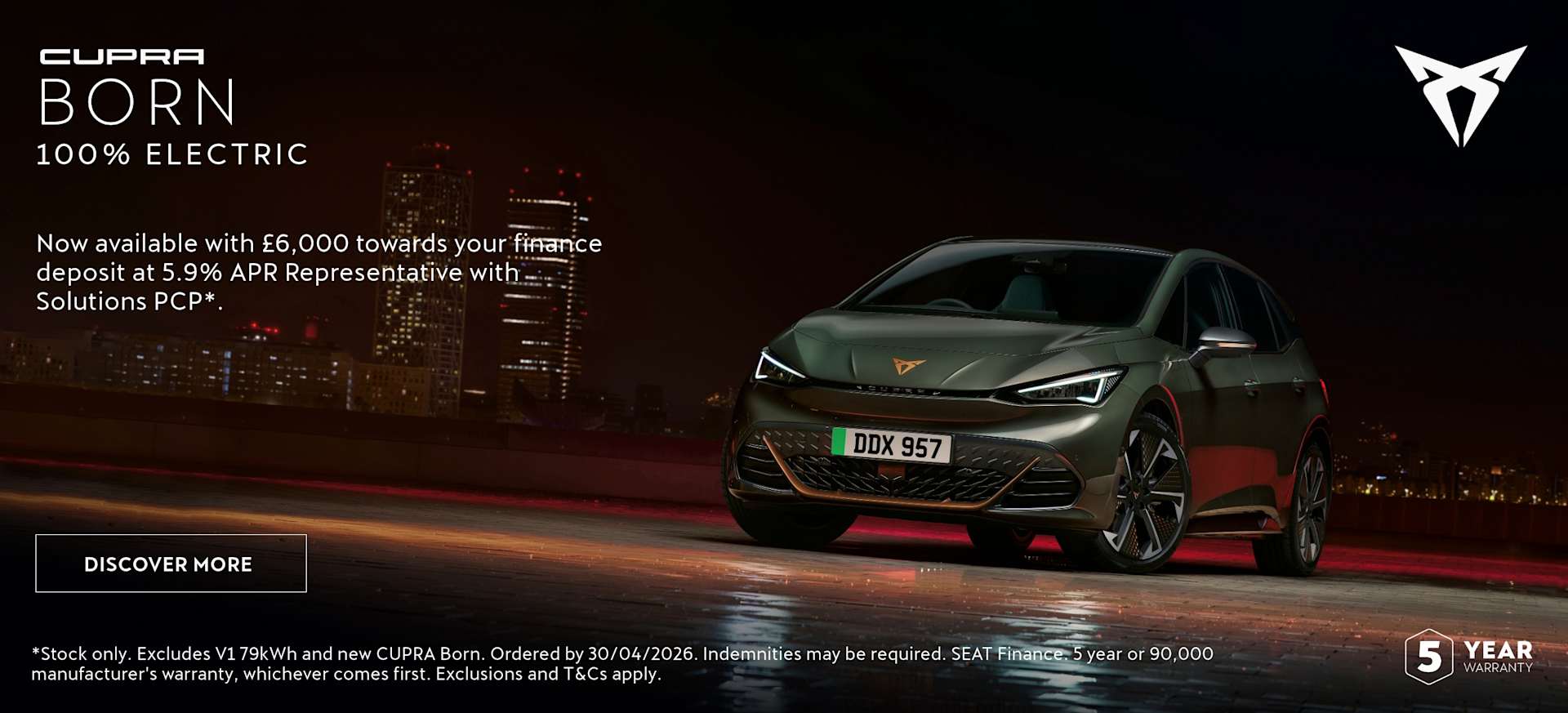 CUPRA Born Q2 2026 Banner
