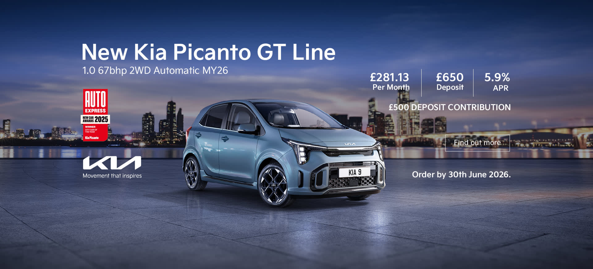 KIA Picanto Q2 Banner