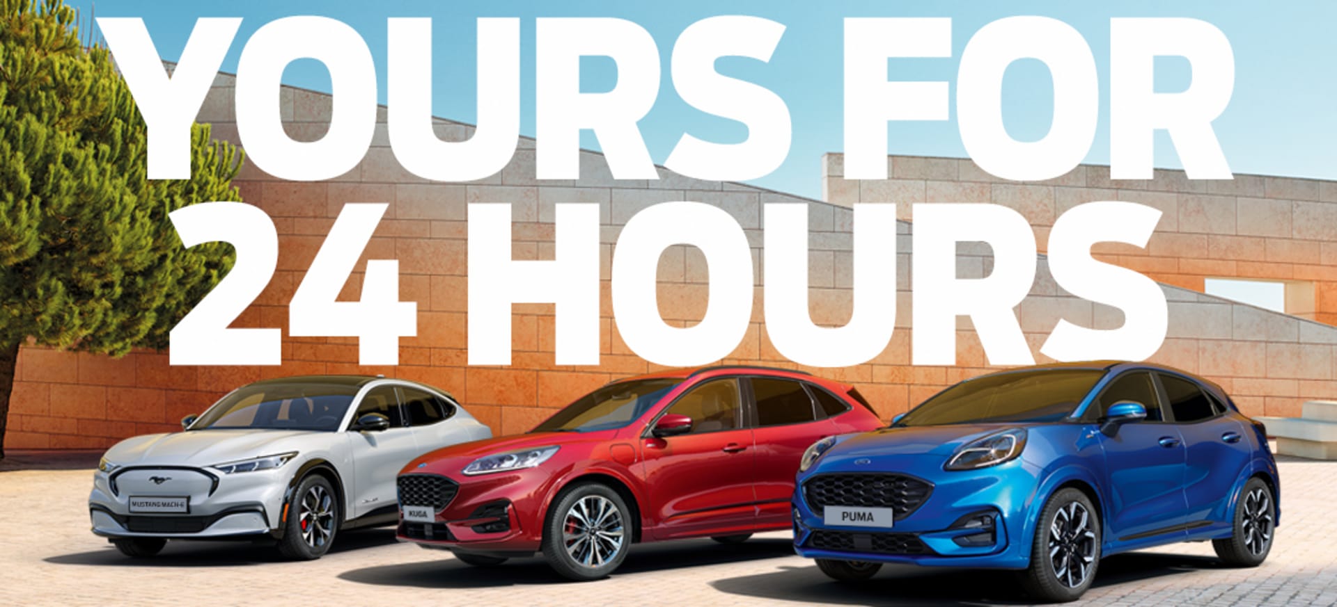Yours For 24 Hours. Ford test drive