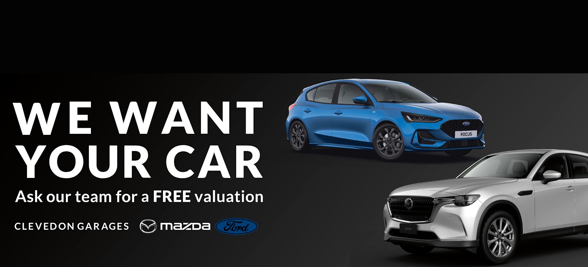 WE WANT YOUR CAR