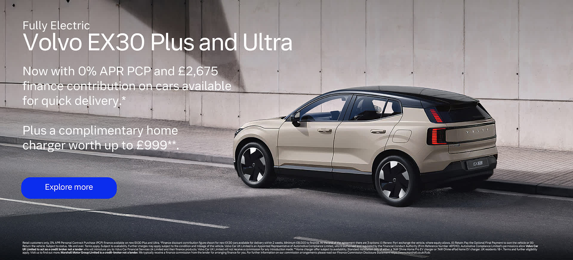 Volvo EX30 Personal Contract Purchase Offer