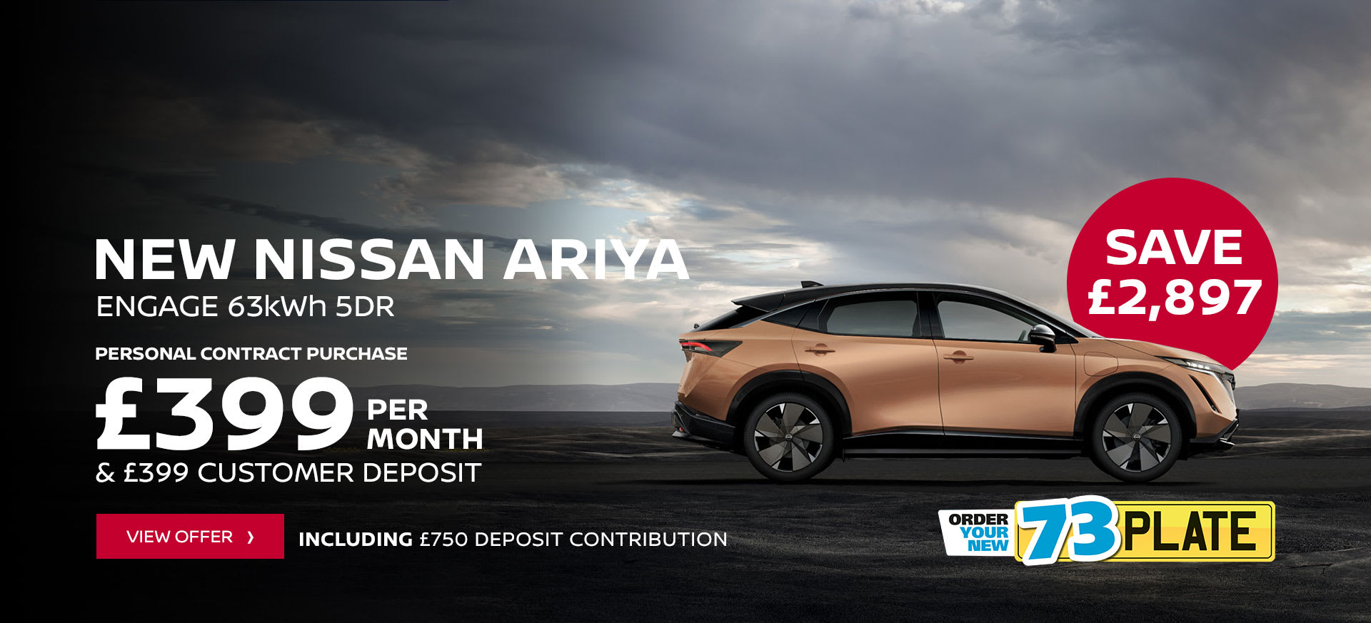 New Nissan ARIYA Electric Crossover