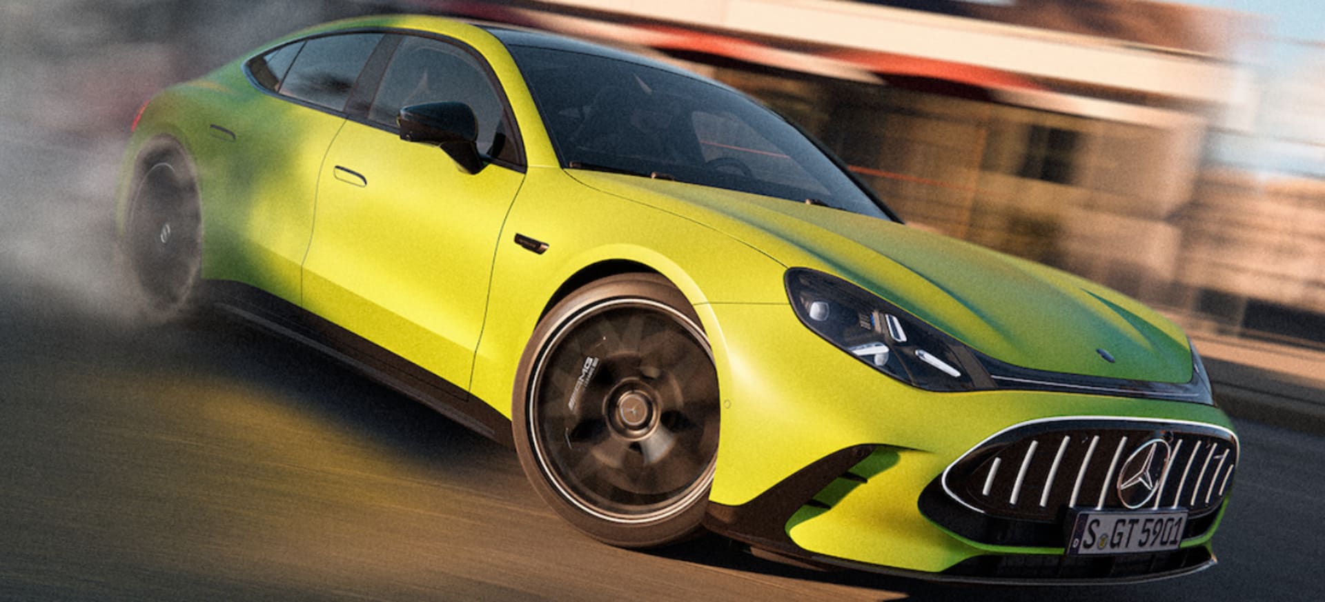 The all-new Mercedes-AMG GT 4-Door Coupé.