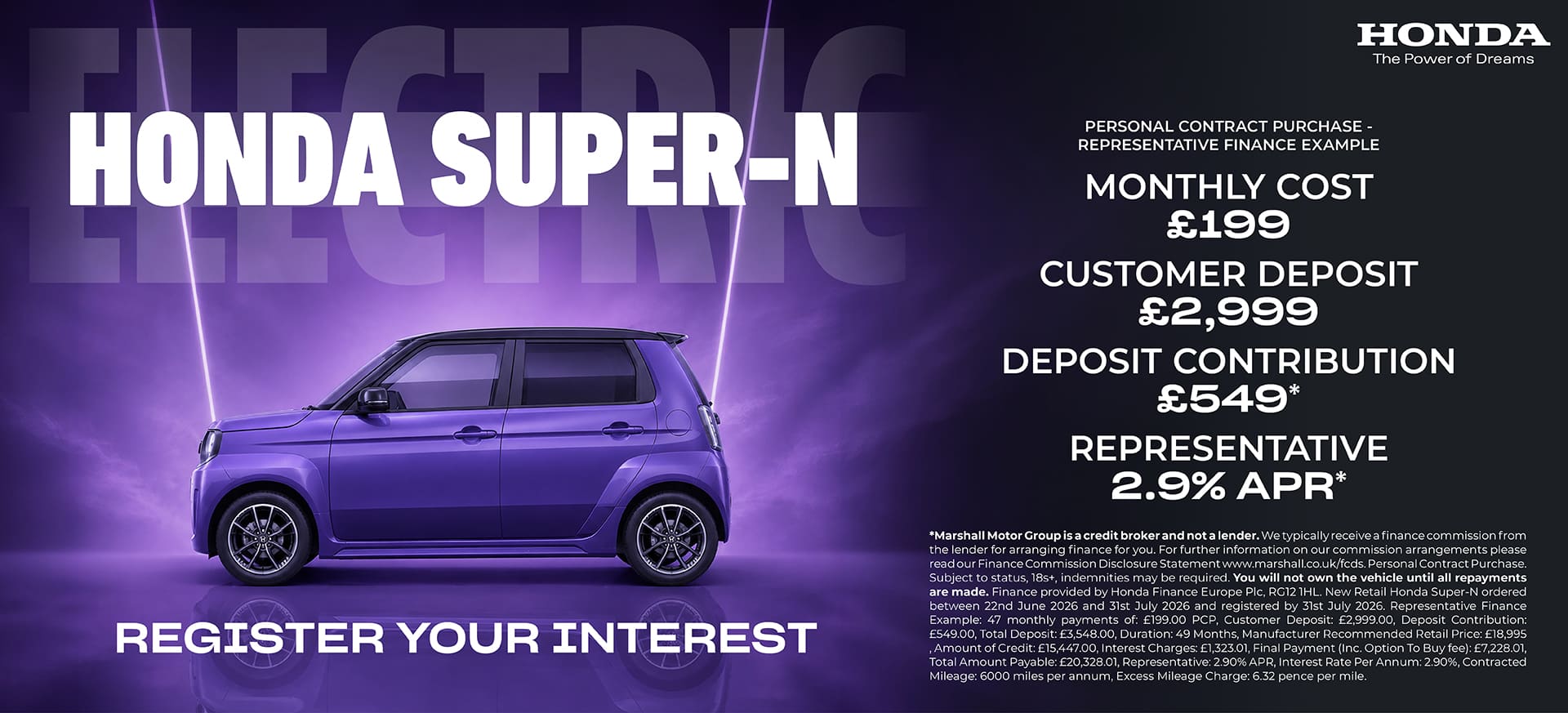Honda Super N Offer