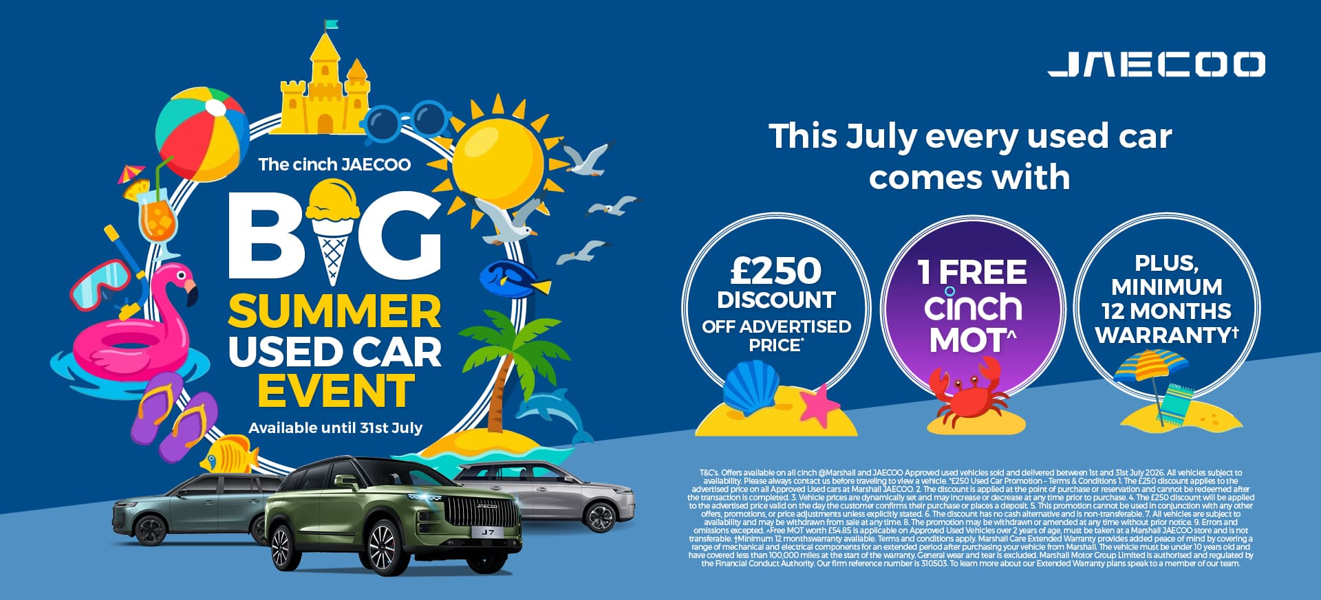 JAECOO Used Car Event